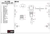 Subaru Forester 2007-2008 Kompletná sada, Automatická prevodovka, Automatická súprava klimatizácie interiéru BD Dash Trim Kit - Subaru Forester 2007-2008 Kompletná sada, Automatická prevodovka, Automatická súprava klimatizácie interiéru BD Dash Trim Kit -
