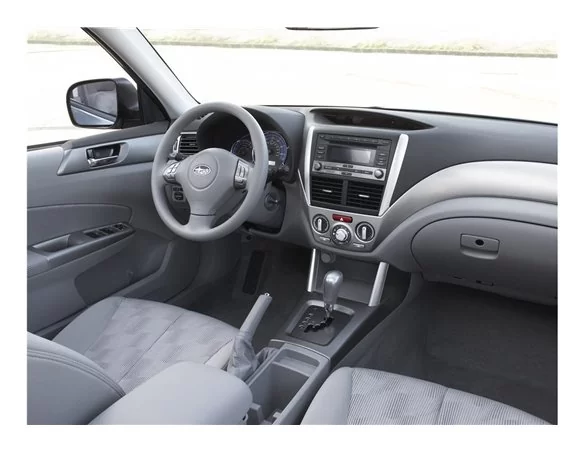 Subaru Forester 2009-2013 Súprava obloženia palubnej dosky 3D interiéru Dekorácia palubnej dosky 41 dielov - 1