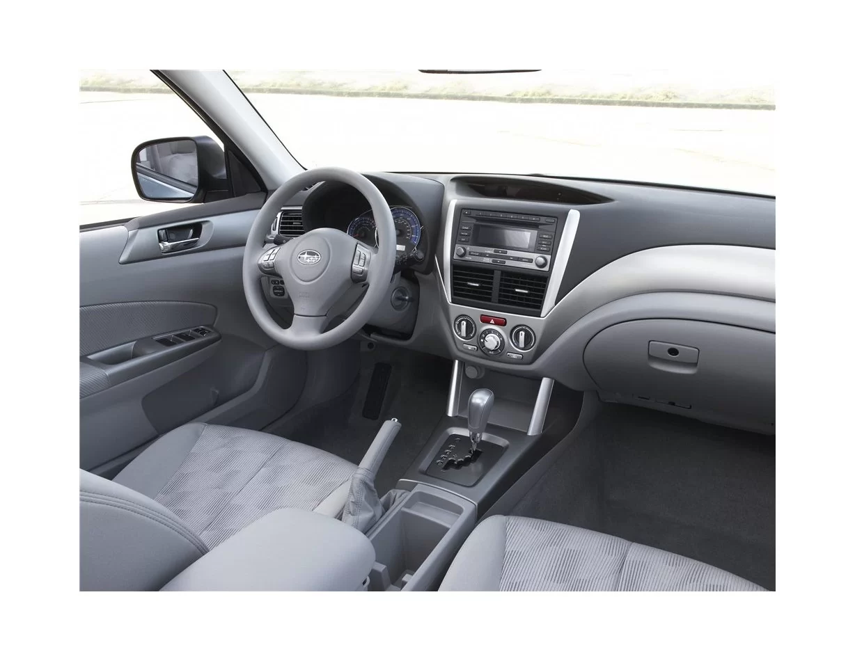 Subaru Forester 2009-2013 Súprava obloženia palubnej dosky 3D interiéru Dekorácia palubnej dosky 41 dielov - 1