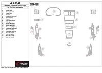 Kompletná sada Subaru Forester 2014-UP, bez súpravy NAVI interiéru BD Dash Trim Kit - 1 Kompletná sada Subaru Forester 2014-UP, bez súpravy NAVI interiéru BD Dash Trim Kit - 1