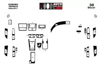 Subaru Impreza 01.2007 Súprava obloženia palubnej dosky 3D interiéru Dekorácia palubnej dosky 22 dielov - 2 Subaru Impreza 01.2007 Súprava obloženia palubnej dosky 3D interiéru Dekorácia palubnej dosky 22 dielov - 2