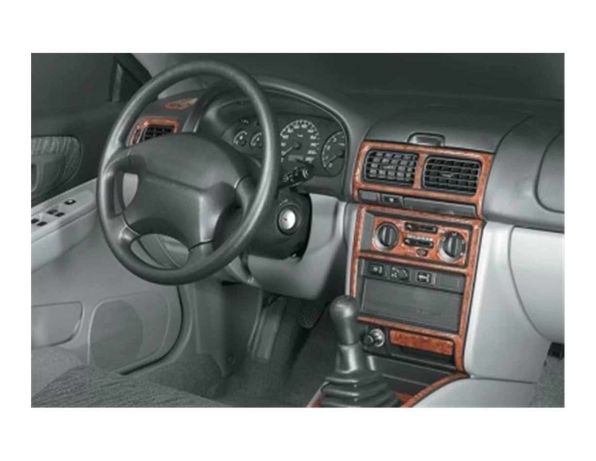 Subaru Impreza 10,98-12,00 3D súprava obloženia palubnej dosky interiéru 13-dielna súprava obloženia palubnej dosky - 1