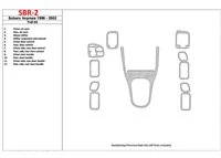 Subaru Impreza 1996-2001 Kompletná súprava interiéru BD Dash Trim Kit - 1 Subaru Impreza 1996-2001 Kompletná súprava interiéru BD Dash Trim Kit - 1