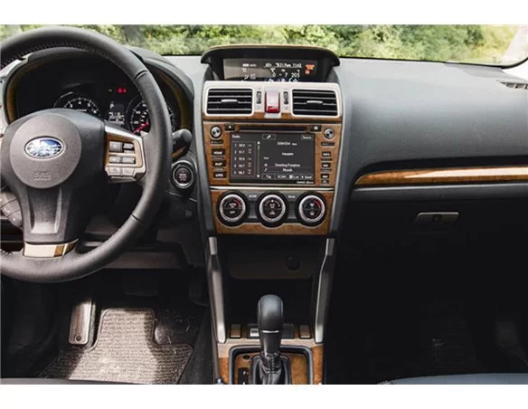 Subaru Impreza G4 2012-2014 Súprava obloženia palubnej dosky 3D interiéru Dekorácia palubnej dosky 51 dielov - 1