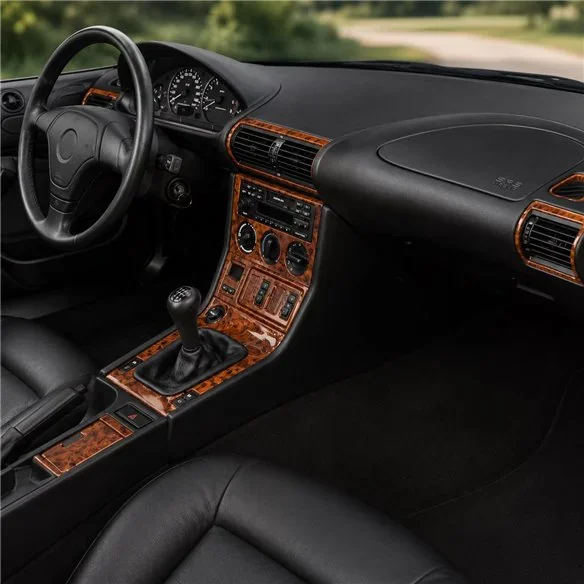BMW Z3 e36 1996-1999 3D dekor palubnej dosky, 20 dielov