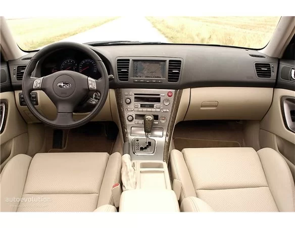 Subaru Legacy 2005-2009 Súprava 3D obloženia palubnej dosky interiéru Dekorácia palubnej dosky 28 dielov - 1