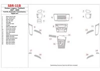 Subaru Legacy 2007-2009 Kompletná sada, Automatická prevodovka, Automatická súprava klimatizácie interiéru BD Dash Trim Kit - 1