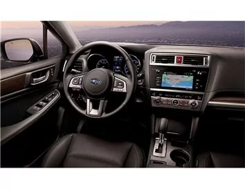 Subaru Legacy 2015-2017 Súprava obloženia palubnej dosky interiéru 3D Dekor 37 dielov - 1