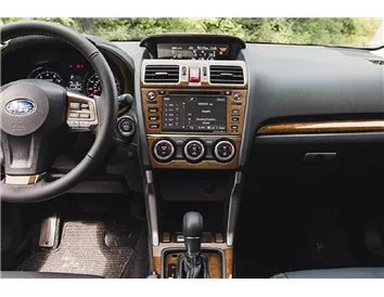 Subaru XV Crosstrek 2012-2017 Súprava obloženia palubnej dosky interiéru 3D Dekor 51 dielov - 1