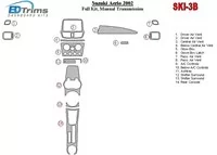 Suzuki Aero 2002-2002 kompletná sada, interiér manuálnej prevodovky BD súprava obloženia palubnej dosky - 1