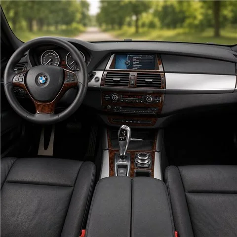 BMW X6 E71 2008-2014 3D dekor palubnej dosky, 41 dielov
