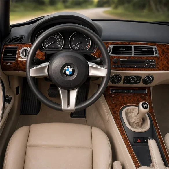 BMW Z4 E85 2003-2008 3D dekor palubnej dosky, 30 dielov