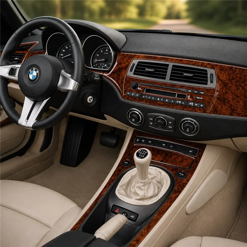 BMW Z4 E85 2003-2008 3D dekor palubnej dosky, 30 dielov
