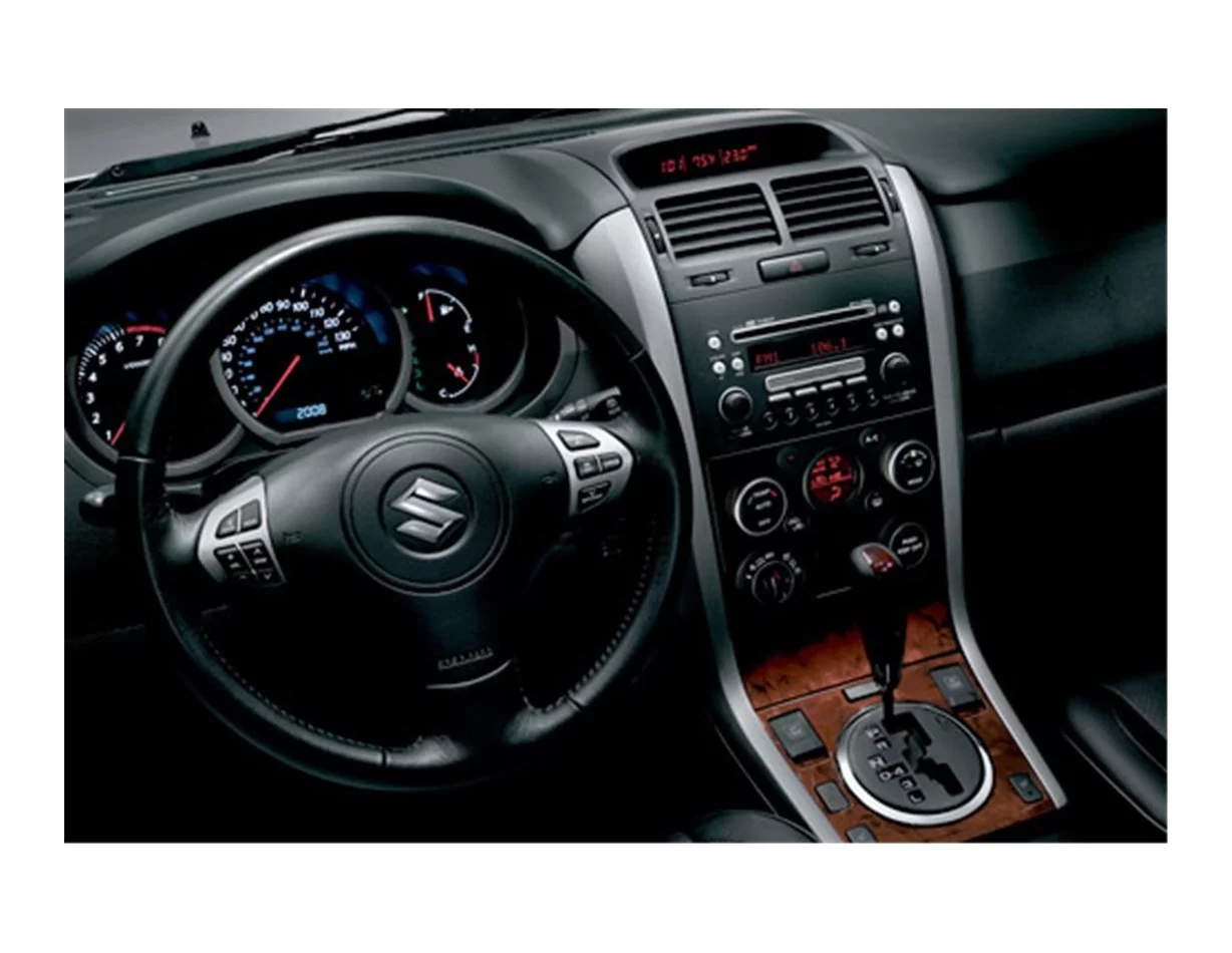 Suzuki Grand vitara 4x4 09.2005 Súprava obloženia palubnej dosky 3D interiéru Dekorácia palubnej dosky 16 dielov - 1