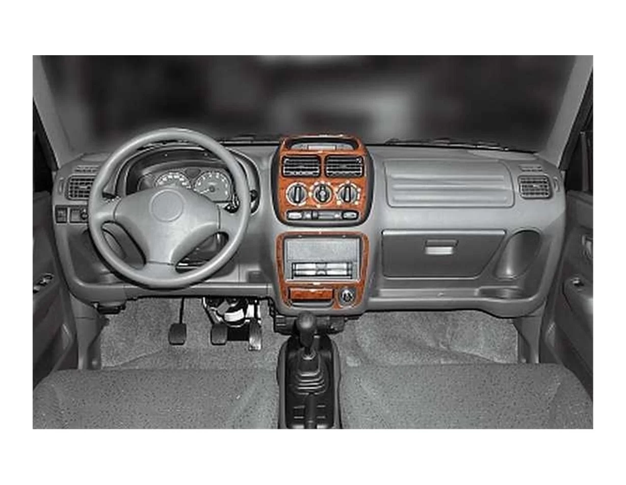 Suzuki Ignis 10.00-10.03 3D súprava obloženia palubnej dosky interiéru 5-dielna súprava obloženia palubnej dosky - 1