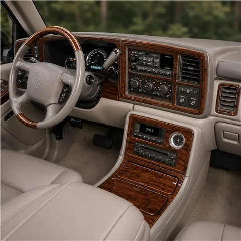 Cadillac Escalade 2003-2006 3D dekor palubnej dosky, 34 dielov