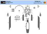 Toyota 86 2017-2021 3D súprava obloženia palubnej dosky interiéru 36-dielna súprava obloženia palubnej dosky - 1