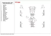 Kompletná súprava Toyota Camry 2012-UP s vyhrievaním interiéru sedadiel BD Dash Trim Kit - 1 Kompletná súprava Toyota Camry 2012-UP s vyhrievaním interiéru sedadiel BD Dash Trim Kit - 1