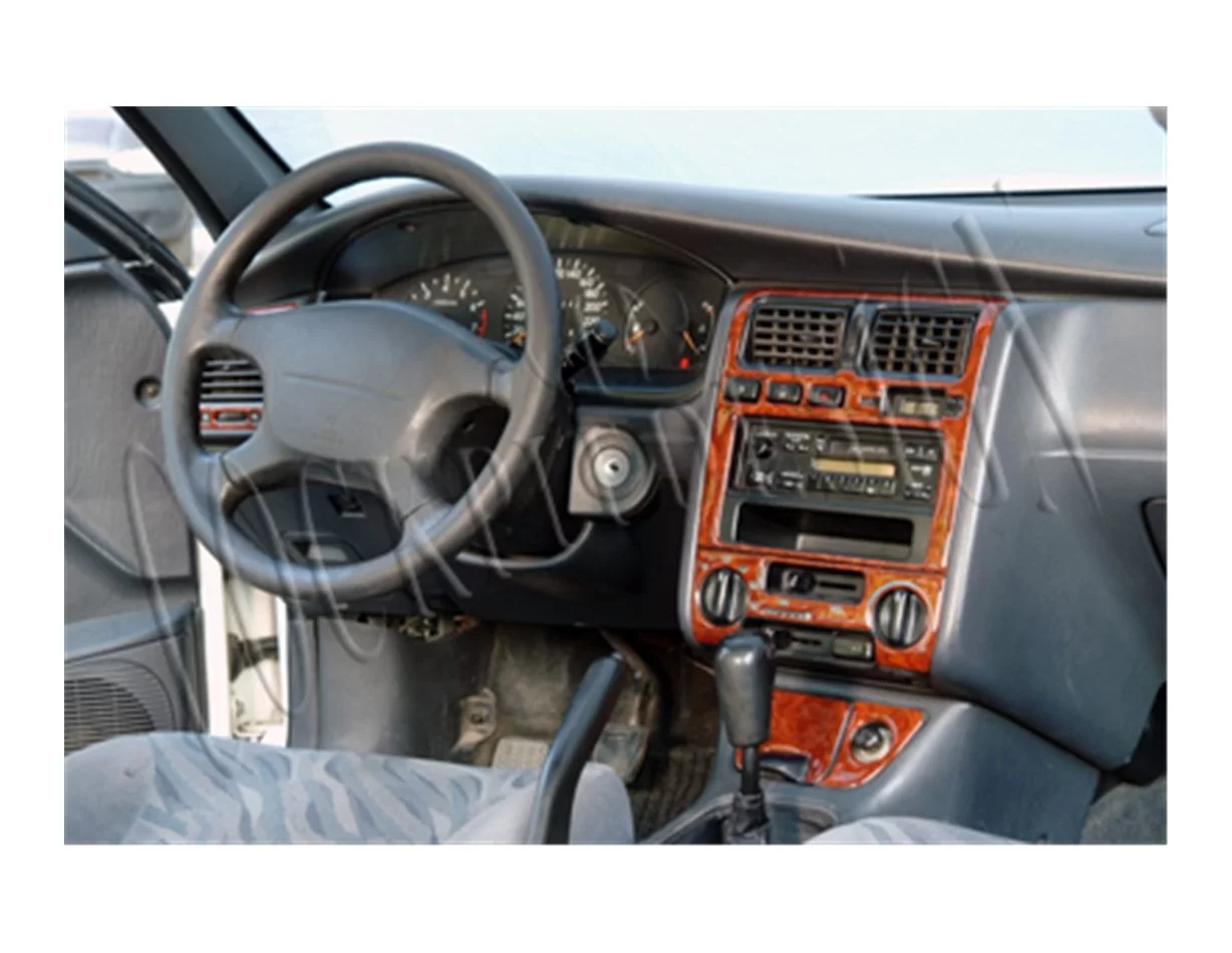Toyota Carina E 01.95-01.98 Súprava obloženia palubnej dosky 3D interiéru 14 dielov - 1