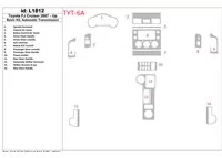 Základná sada Toyota FJ Cruiser 2007-UP, súprava obloženia interiéru automatickej prevodovky BD - 2 Základná sada Toyota FJ Cruiser 2007-UP, súprava obloženia interiéru automatickej prevodovky BD - 2