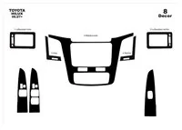 Toyota Hilux MK7 2004–2015 Súprava obloženia palubnej dosky DIGI 3D interiéru 8-dielna súprava obloženia palubnej dosky - 1 Toyota Hilux MK7 2004–2015 Súprava obloženia palubnej dosky DIGI 3D interiéru 8-dielna súprava obloženia palubnej dosky - 1