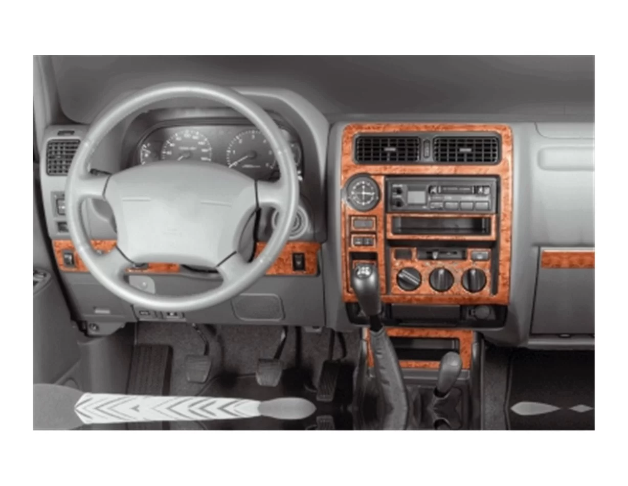 Toyota Landcruiser 07.96-04.98 3D súprava obloženia palubnej dosky interiéru 20-dielna súprava obloženia palubnej dosky - 1