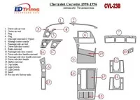 Chevrolet Corvette 1990-1996 Súprava obloženia interiéru automatickej prevodovky BD - 1 Chevrolet Corvette 1990-1996 Súprava obloženia interiéru automatickej prevodovky BD - 1