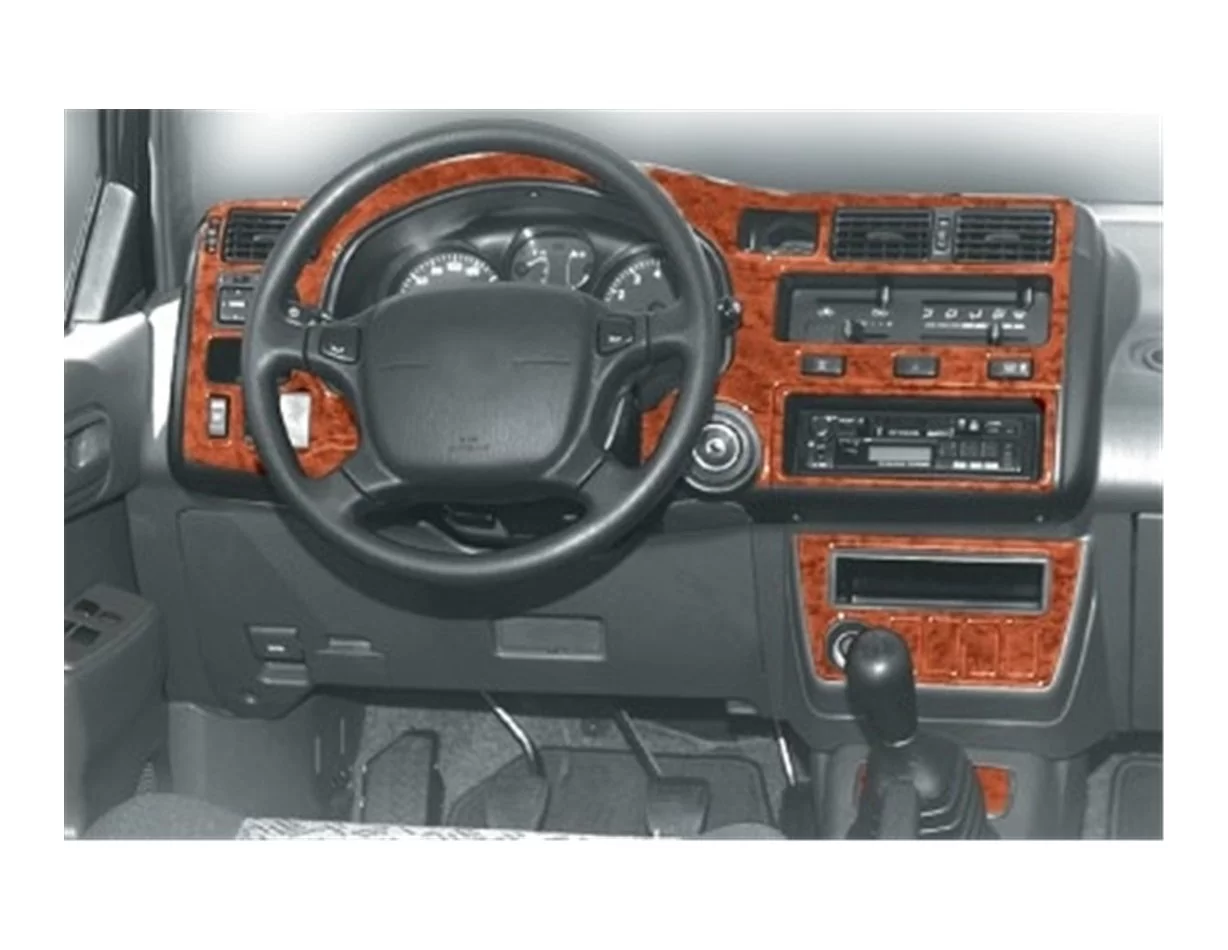 Toyota Rav 4 XA10 09.94-09.00 3D súprava obloženia palubnej dosky interiéru 13-dielna súprava obloženia palubnej dosky - 1
