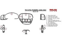 Toyota Tundra 2000-2002 2 a 4 dvere, základná súprava, súprava 12 dielov Interiér BD Dash Trim Kit - 1 Toyota Tundra 2000-2002 2 a 4 dvere, základná súprava, súprava 12 dielov Interiér BD Dash Trim Kit - 1