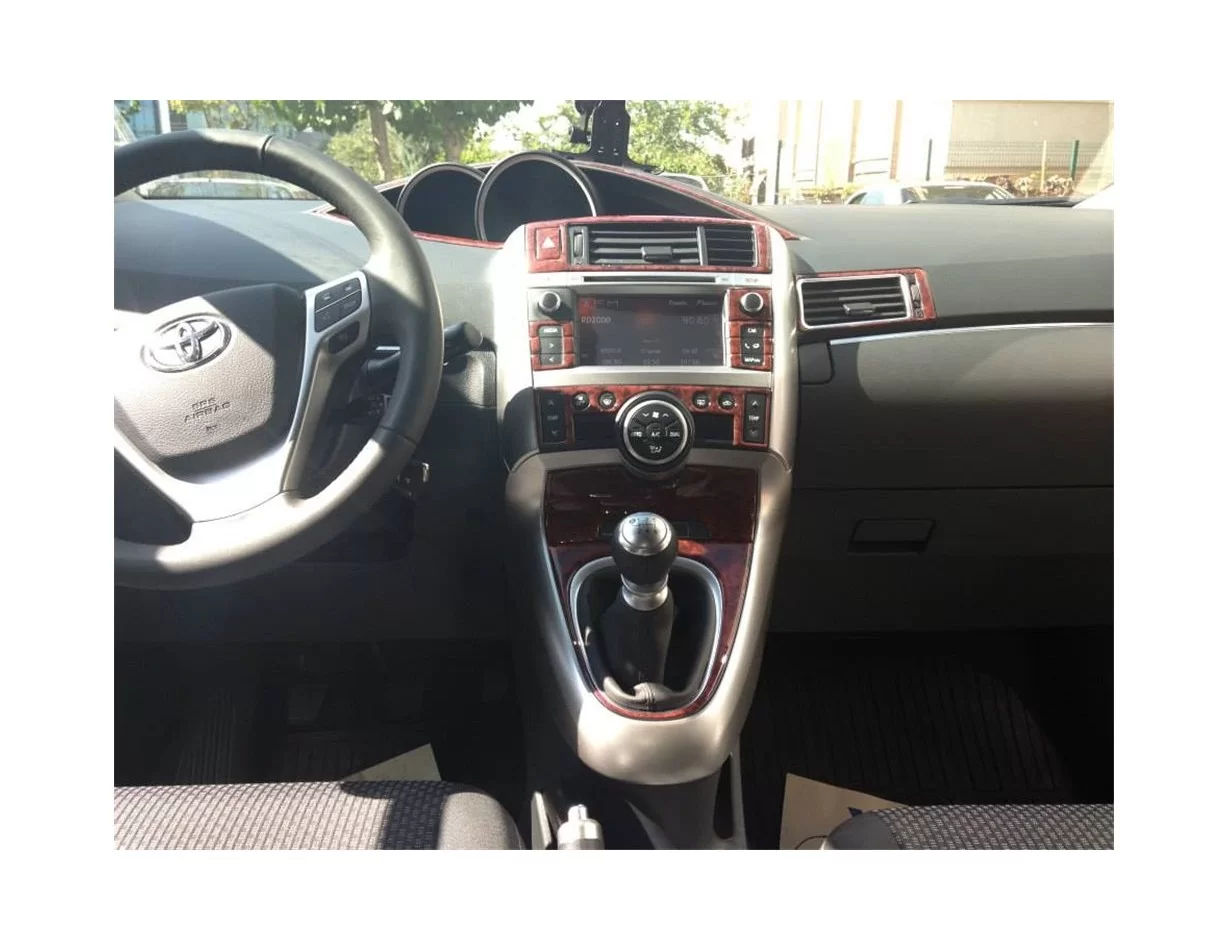 Toyota Verso R20 01.2013 Súprava obloženia palubnej dosky 3D interiéru Dekorácia palubnej dosky 23 dielov - 1