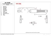 Toyota Yaris 2012-UP Kompletná súprava interiéru BD Dash Trim Kit - 1