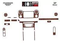 Volkswagen Amarok 01.2011 Súprava obloženia palubnej dosky 3D interiéru Dekorácia palubnej dosky 35 dielov - 3