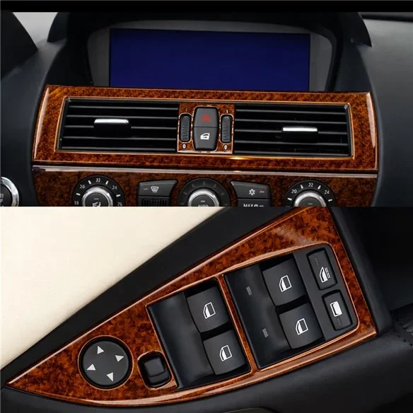 BMW 6-Series E 63 2004-2008 3D dekor palubnej dosky, 41 dielov
