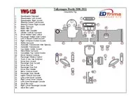 Kompletná súprava Volkswagen Beetle 2006-2011, pasuje na (Cabrio) Interiér BD Dash Trim Kit - 3 Kompletná súprava Volkswagen Beetle 2006-2011, pasuje na (Cabrio) Interiér BD Dash Trim Kit - 3