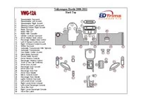 Kompletná súprava Volkswagen Beetle 2006-2011, mäkká strecha-Kupé interiér bez kabrioletu BD Dash Dekor Kit - 3 Kompletná súprava Volkswagen Beetle 2006-2011, mäkká strecha-Kupé interiér bez kabrioletu BD Dash Dekor Kit - 3