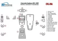Kompletná sada Chevrolet Equinox 2007-2009, súprava interiéru automatickej prevodovky BD - 1
