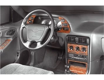 Chevrolet Espero 01.95-01.98 Súprava obloženia palubnej dosky 3D interiéru Dekorácia palubnej dosky 11 dielov - 1