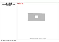 Volkswagen Golf 1999-2004 Voliteľná žiariaca skrinka Interiér BD Dash Dem Kit - 1