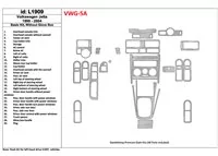 Volkswagen Jetta 1999-2004 Kompletná sada, Bez žhaviacej skrinky, Súprava 28 dielov Interiér BD Dash Trim Kit - 1 Volkswagen Jetta 1999-2004 Kompletná sada, Bez žhaviacej skrinky, Súprava 28 dielov Interiér BD Dash Trim Kit - 1