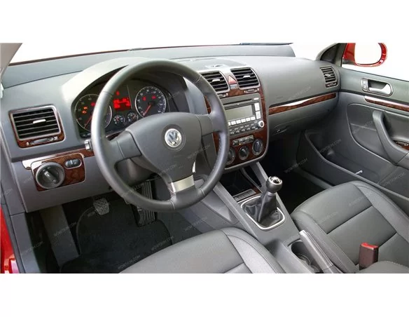 Volkswagen Jetta 2010-2010 Kompletná súprava interiéru automatickej prevodovky BD Dash Trim Kit - 1