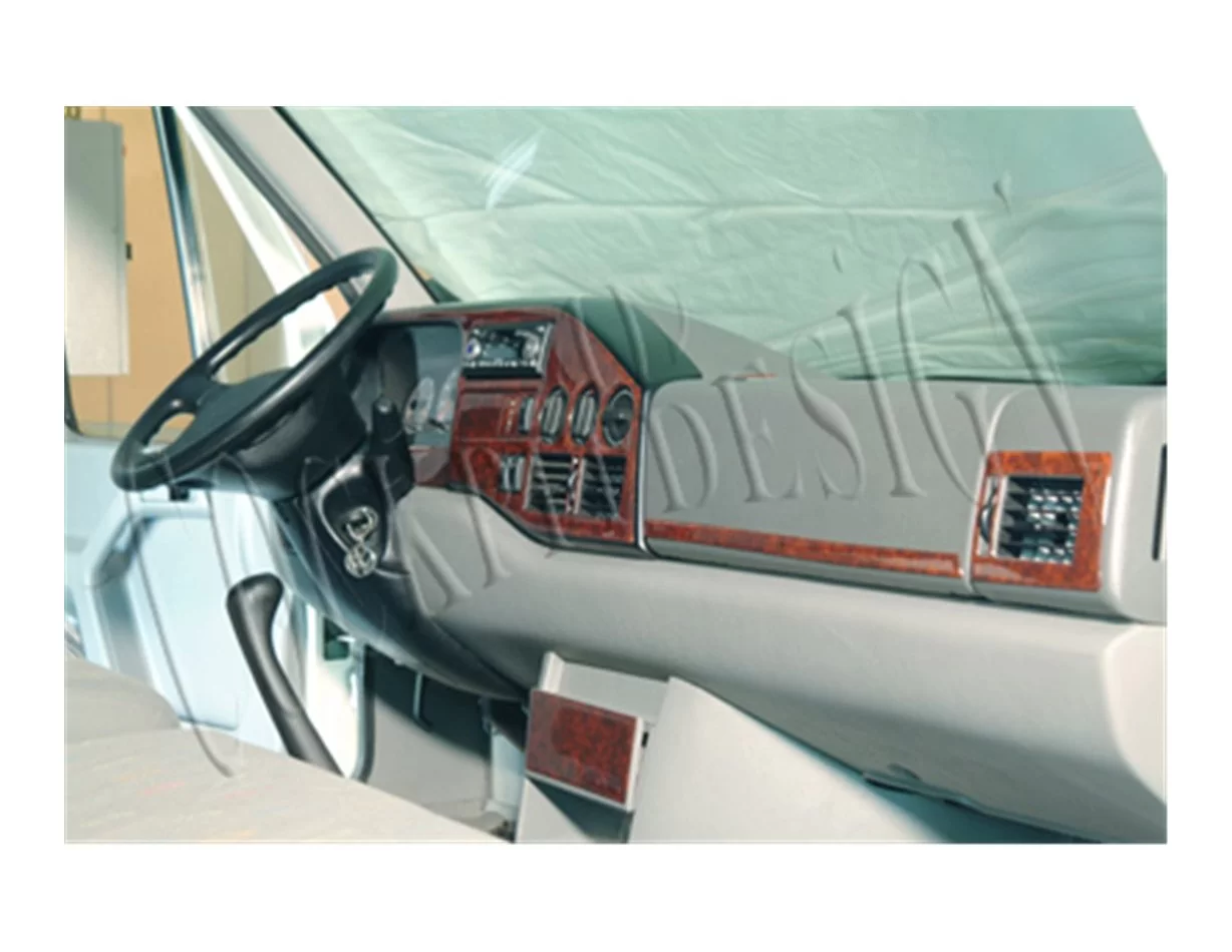 Volkswagen LT 03.95-03.06 Súprava obloženia palubnej dosky interiéru 3D Dekor 17 dielov - 1