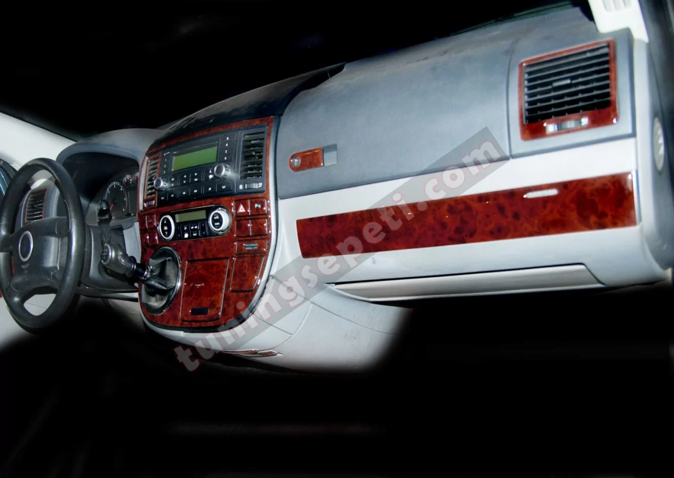 Volkswagen Multivan 2003-2010 Súprava obloženia palubnej dosky interiéru 3D Obloženie palubnej dosky Dekor 26 dielov - 1