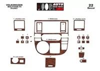 Volkswagen Multivan T5 08.03-08.09 Súprava obloženia palubnej dosky interiéru 3D Dekor na palubnú dosku 22 dielov - 2 Volkswagen Multivan T5 08.03-08.09 Súprava obloženia palubnej dosky interiéru 3D Dekor na palubnú dosku 22 dielov - 2