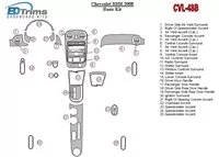 Chevrolet HHR 2008-2008 Základná súprava interiéru BD Dash Dekor Kit - 2 Chevrolet HHR 2008-2008 Základná súprava interiéru BD Dash Dekor Kit - 2