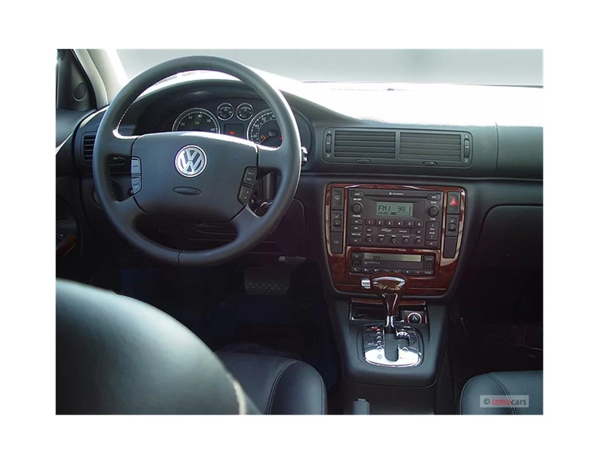 Volkswagen Passat B5.5 Typ 3BG 07.04-06.05 Súprava obloženia palubnej dosky interiéru 3D Dekor palubnej dosky 21 dielov - 1