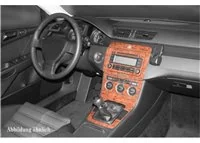 Volkswagen Passat B6 02.05 09.10 Súprava obloženia palubnej dosky 3D interiéru Dekorácia palubnej dosky 18 dielov - 1