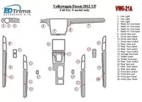 Volkswagen Passat B7 2012-UP Model Interiér BD Dash Trim Kit - 2