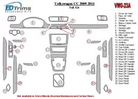 Volkswagen Passat CC 2009-2011 Kompletná súprava interiéru BD Dash Trim Kit - 2