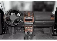 Volkswagen Polo 6N2 10.99-08 01 Súprava obloženia palubnej dosky interiéru 3D Obloženie palubnej dosky Dekor 16 dielov - 1