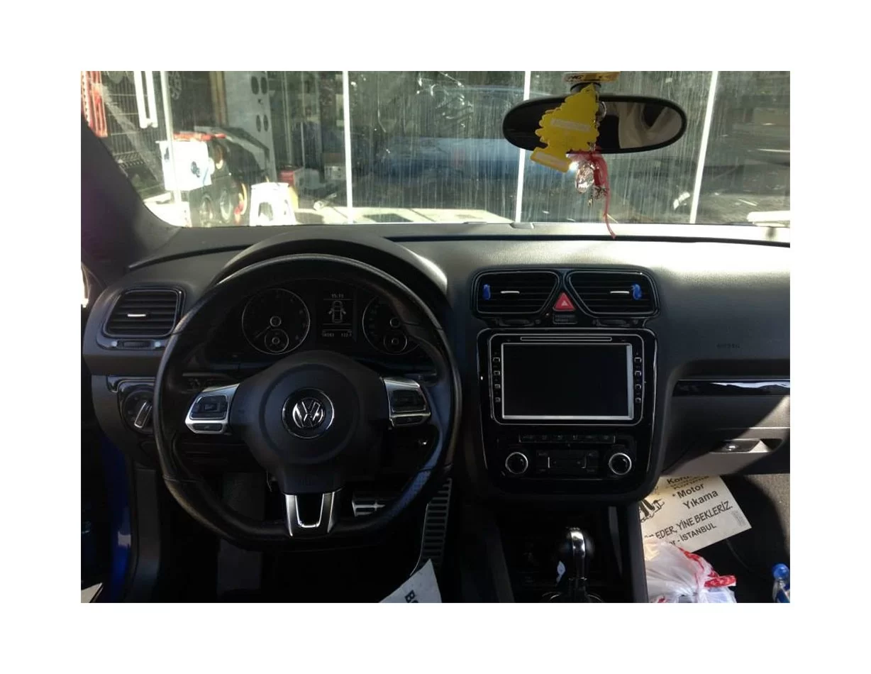Volkswagen Scirocco 01.2013 Súprava obloženia palubnej dosky 3D interiéru Dekorácia palubnej dosky 16 dielov - 1